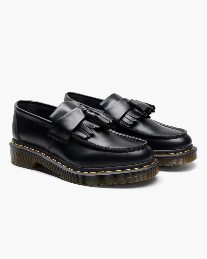 V Leather Loafers